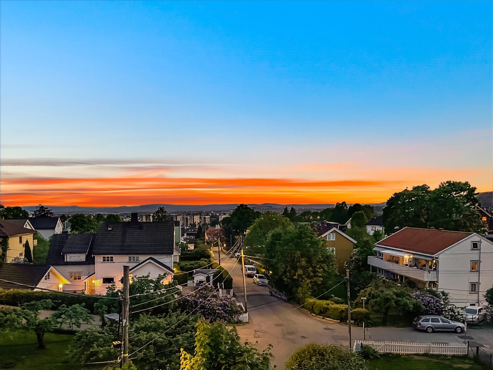 Da boligen har fri utsikt kan du nye magiske solnedganger Galleribilde