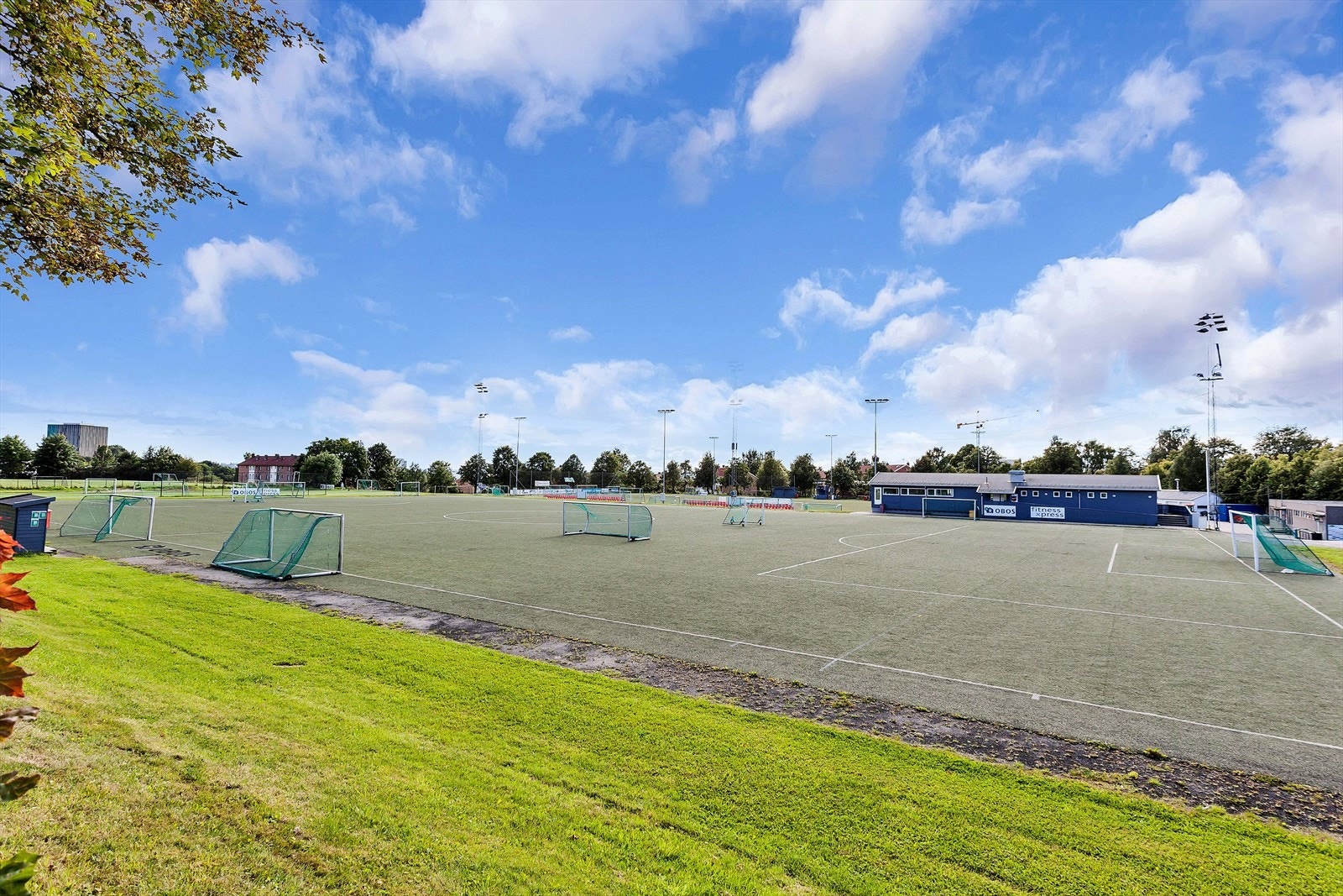 Skeidbanen med fotballbaner og organisert idrett Galleribilde