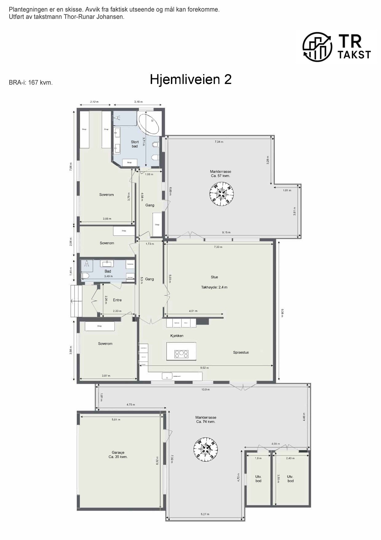 Plantegning Galleribilde