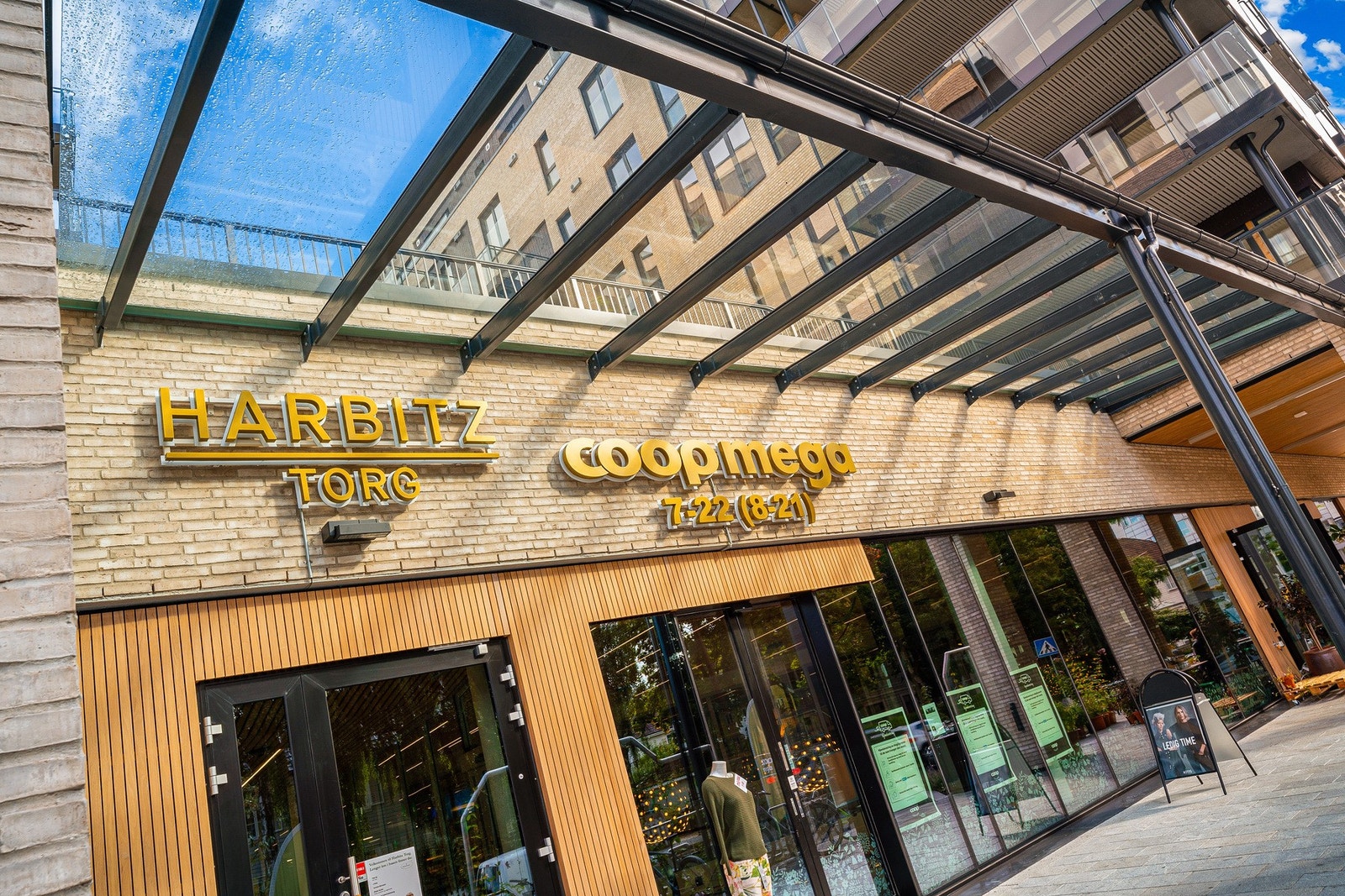 Harbitz torg er i umiddelbar nærhet til boligen Galleribilde