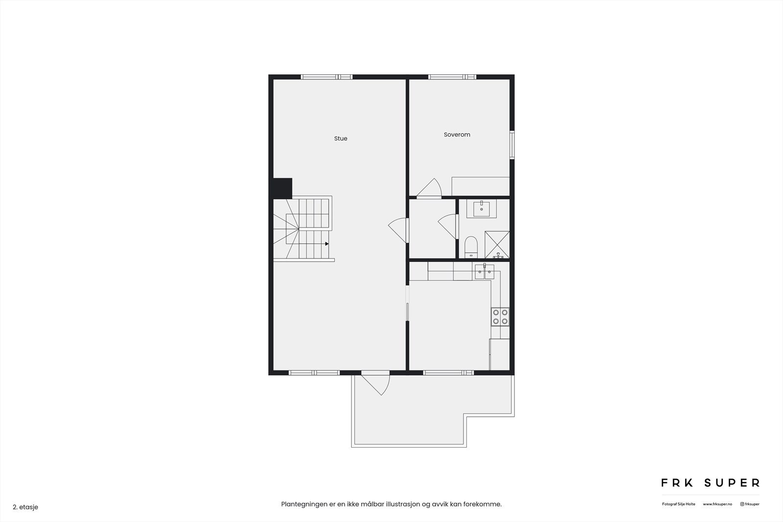 Plantegning 2. etasje Galleribilde