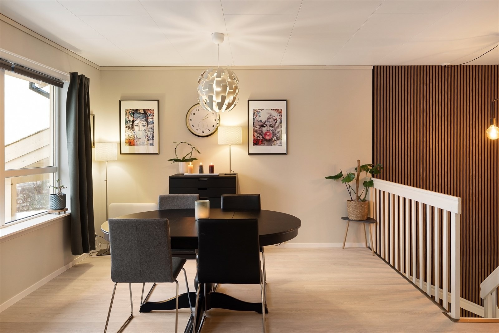 Her kan man nyte en hyggelig middag. Galleribilde