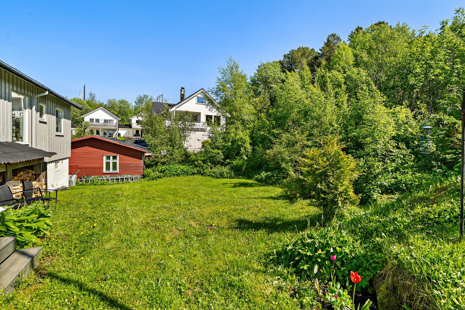 Hage bak boligen Galleribilde