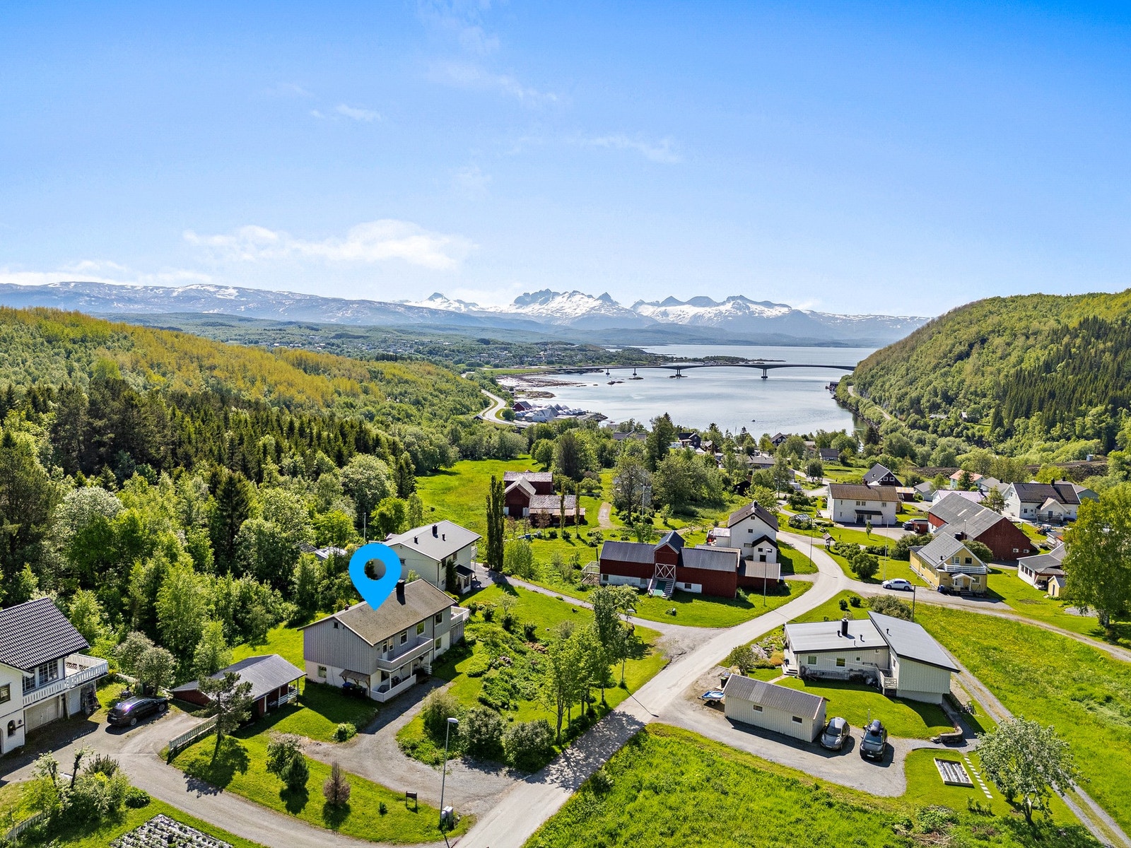 Idyllisk beliggnehet i Hopen Galleribilde