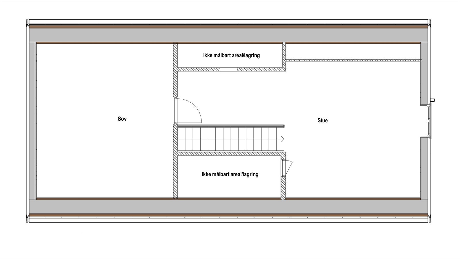 Plantegning loft Galleribilde