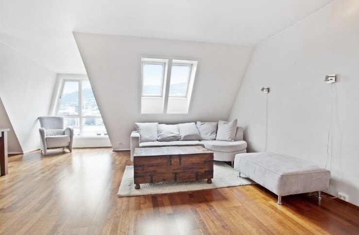 Stuen (før den ble malt) Galleribilde