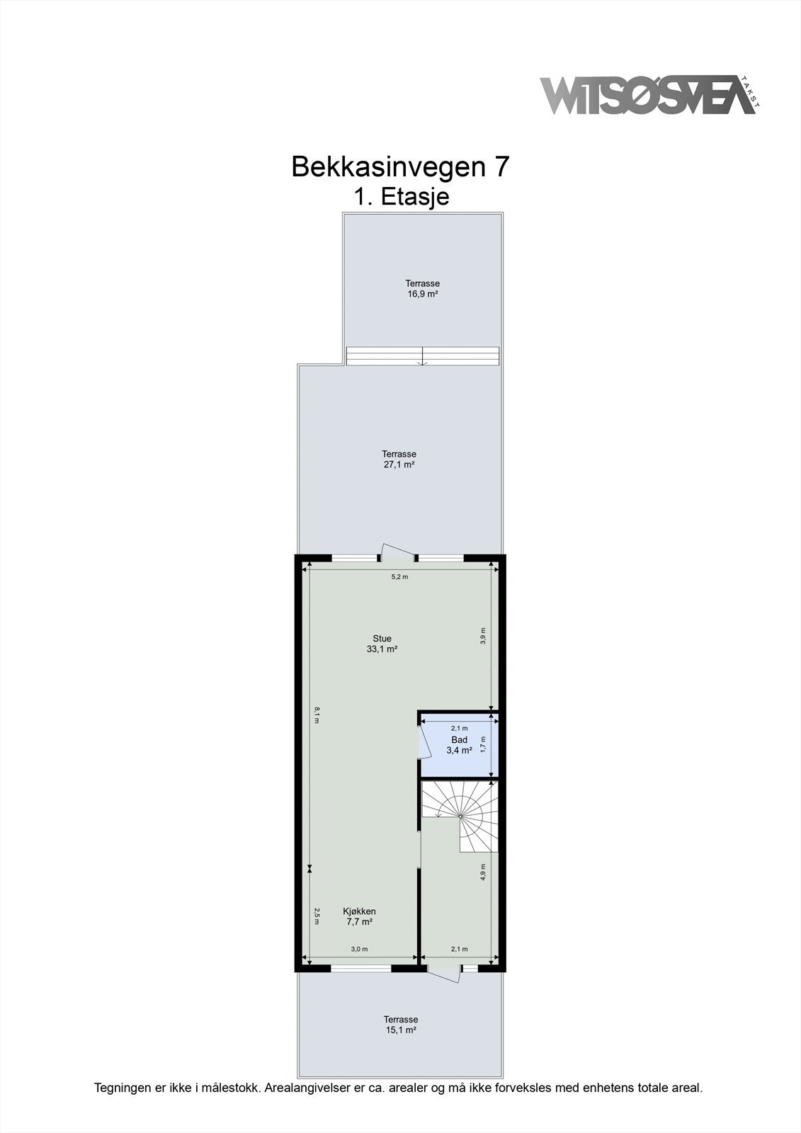 Planskisse 1.etasje Galleribilde