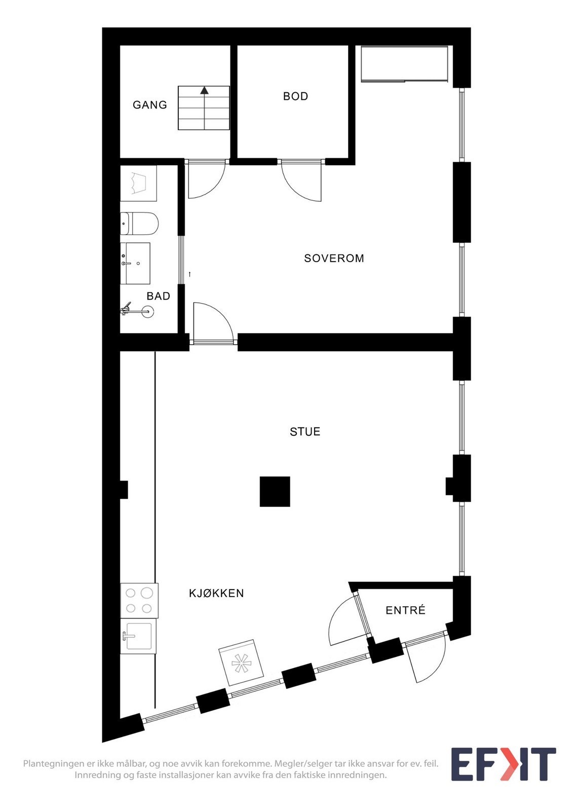 Plantegning Galleribilde