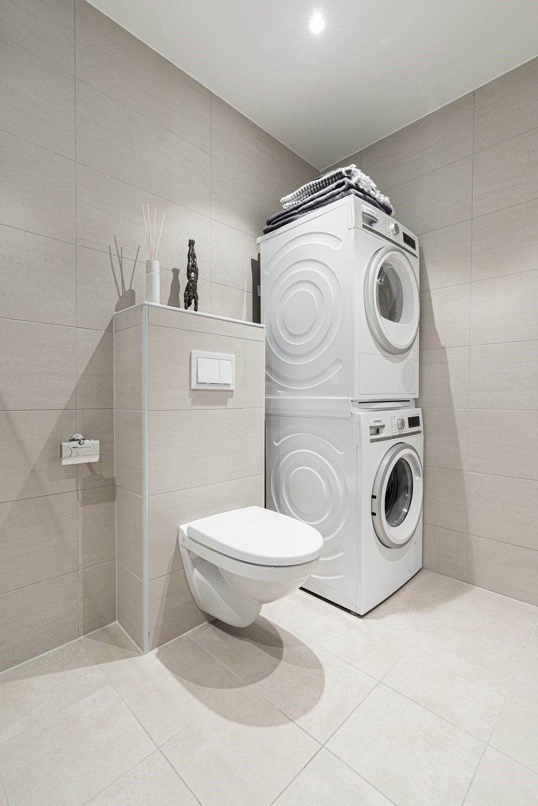 Plass til vaskemaskin og tørketrommel Galleribilde
