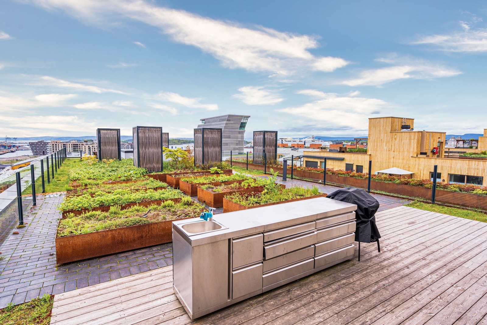 Felles takterrasse Galleribilde