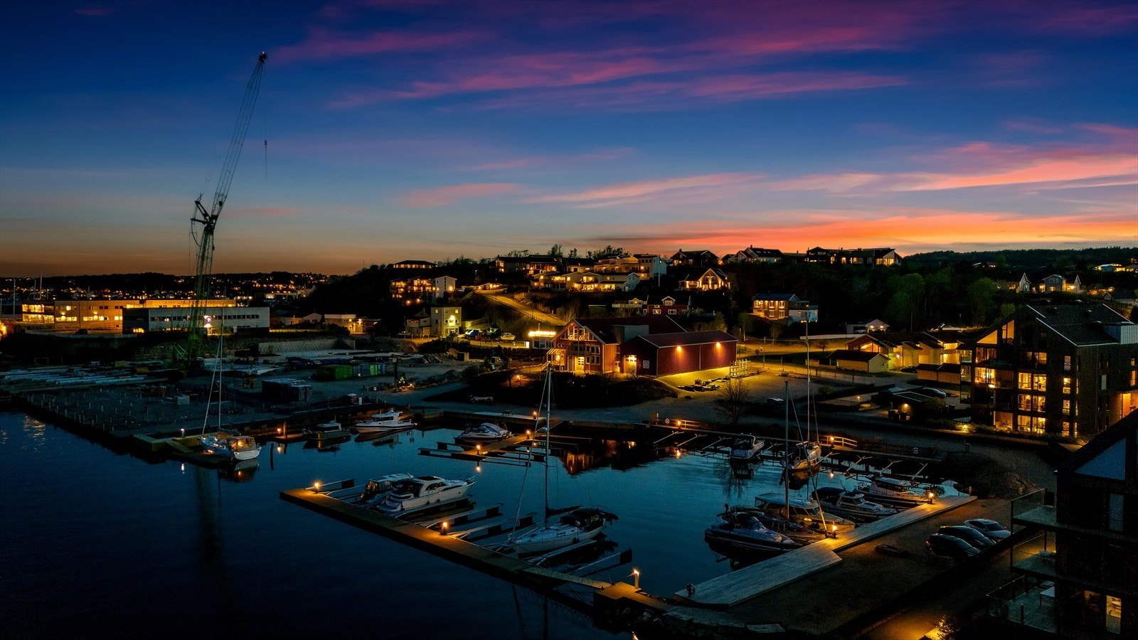 Nærheten til marinaen gir gode muligheter for båt- og sjøliv. Galleribilde