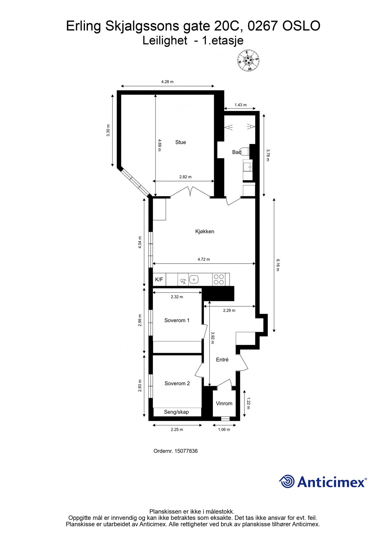 Plantegning. Galleribilde