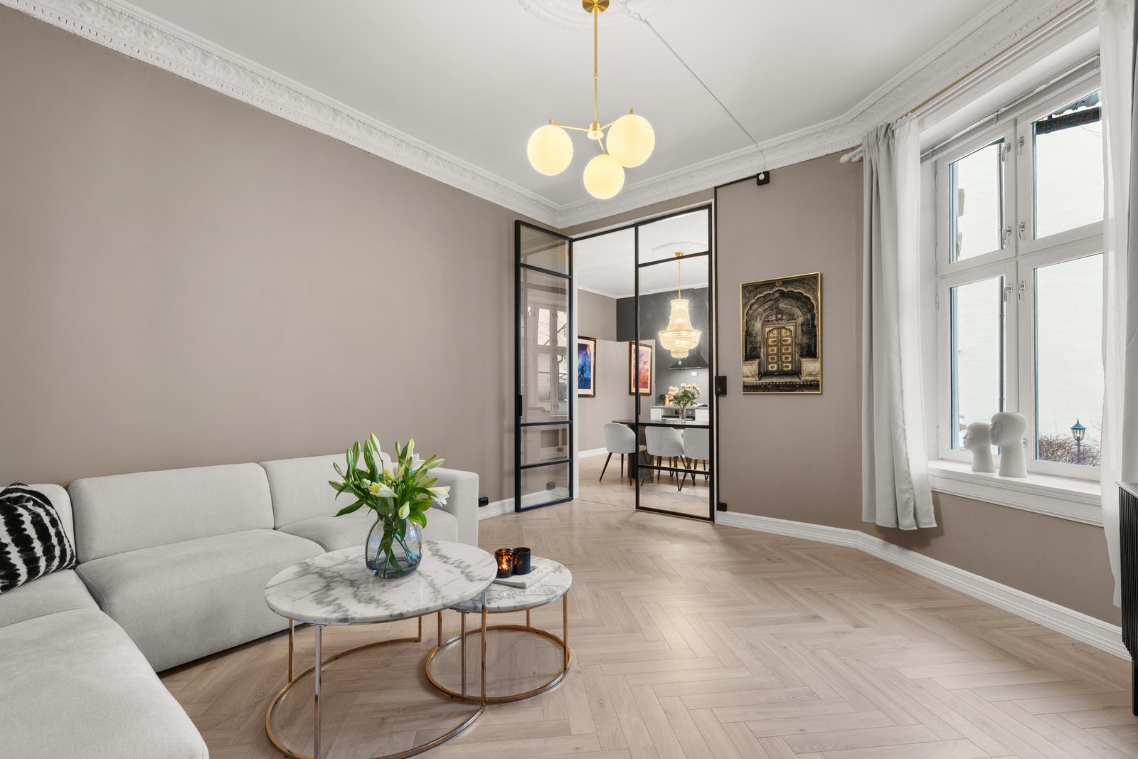 Leiligheten er delikat og påkostet med innflyttningsklar standard. Galleribilde