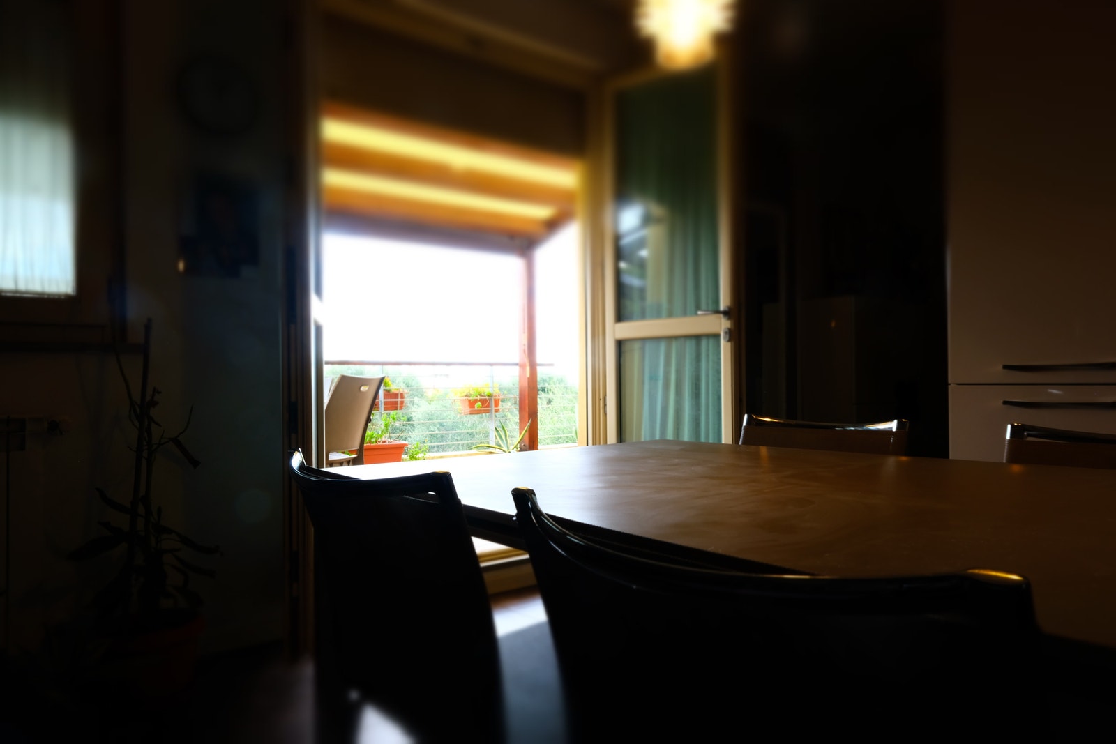 Terrassen kommuniserer bra med stue Galleribilde