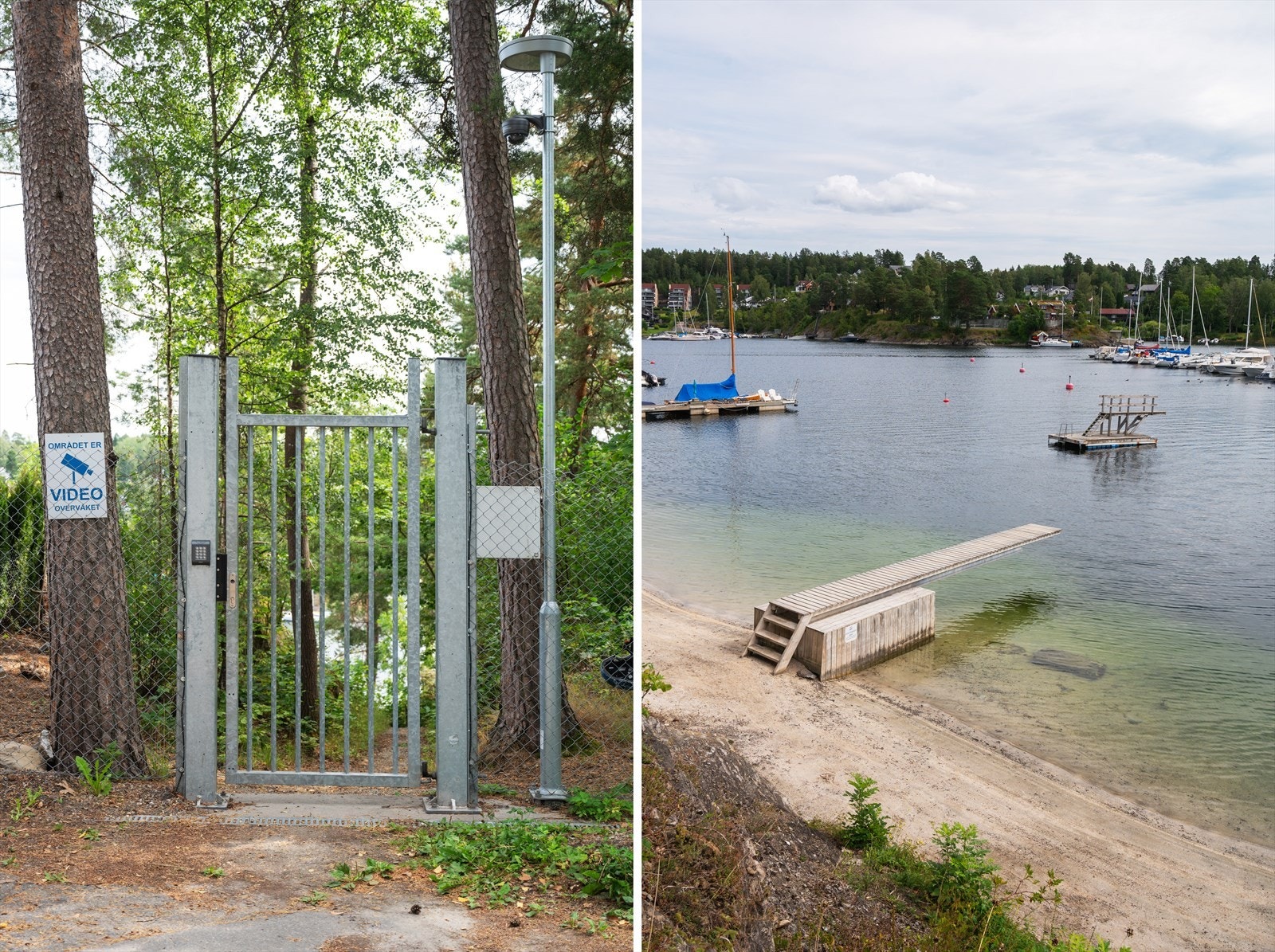 Eiendommen er en del av Øvre Nes Vel, og har rett til å leie båtplass i Øvre Nes Båtforening som medlem, samt ha tilgang til badebrygger og privat strand - via velforeningen. Galleribilde
