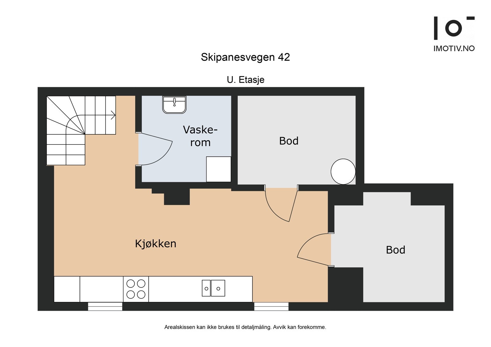 Plantegning u. etasje. Galleribilde