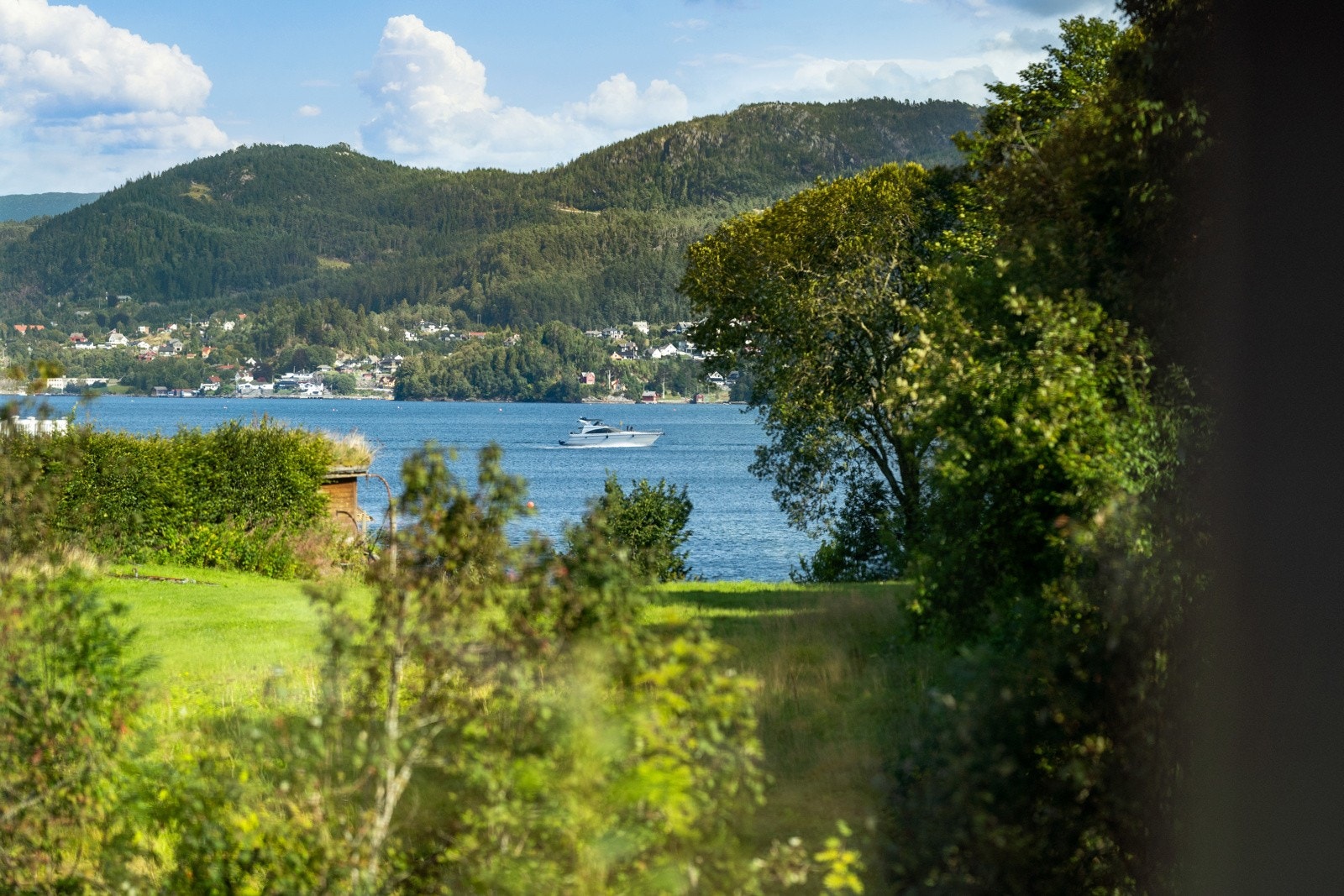 Utsikt fra hovedstuen Galleribilde