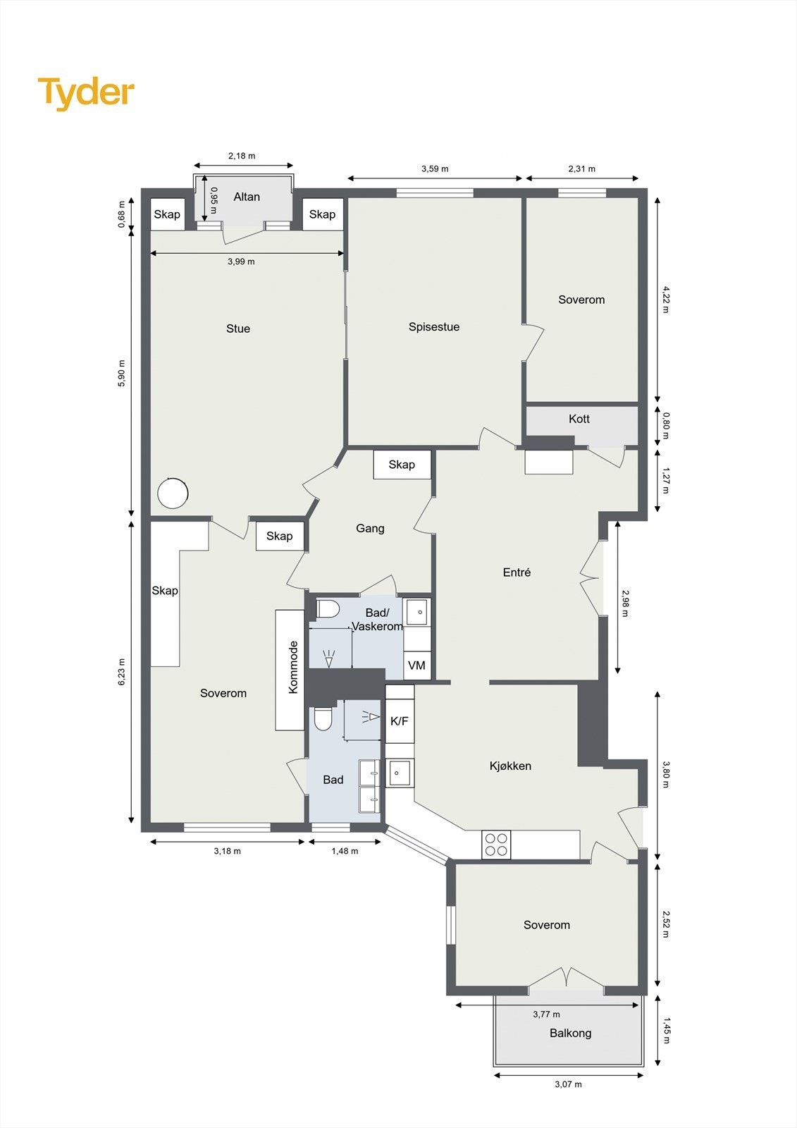 Plantegning Galleribilde