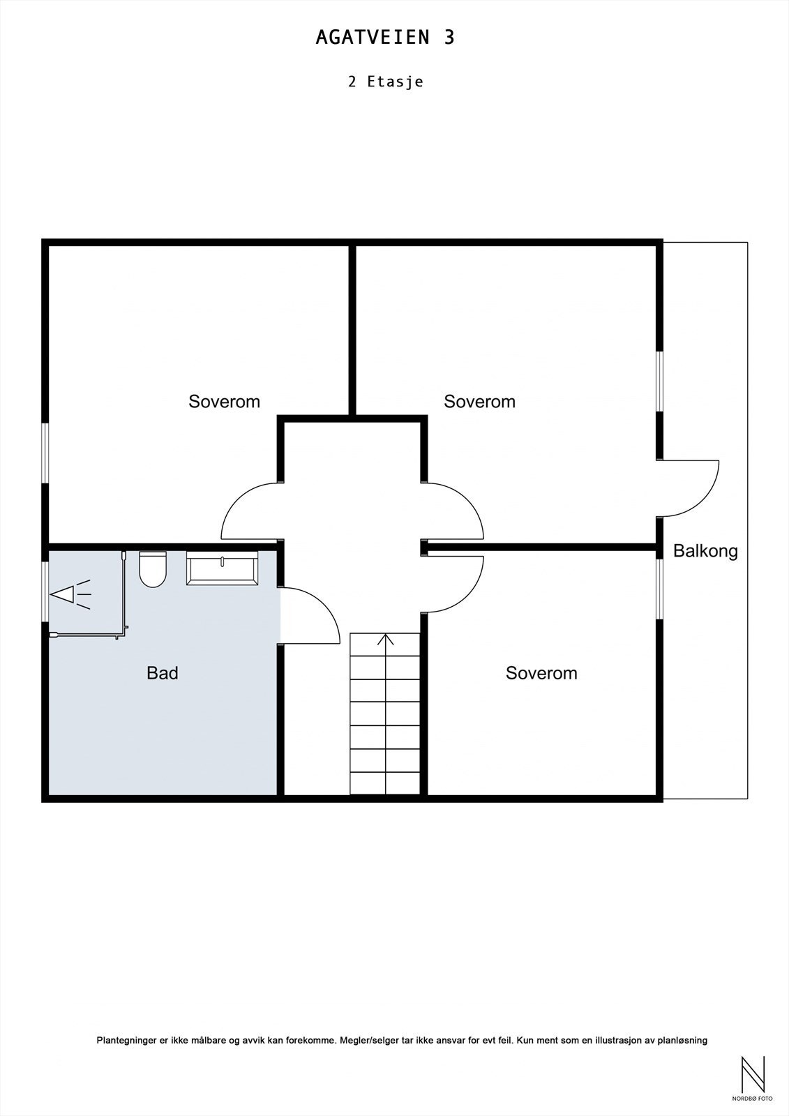 Plantegning 2. etasje Galleribilde