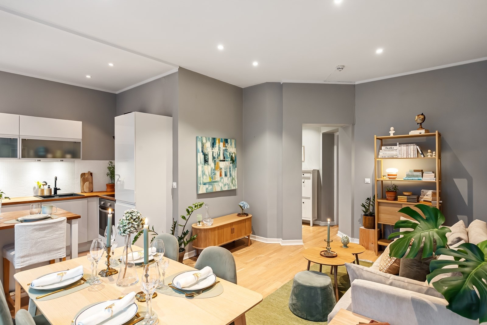 Bredbånd med hastighet 1000/1000 Mbit/s er inkludert i felleskostnadene. Galleribilde