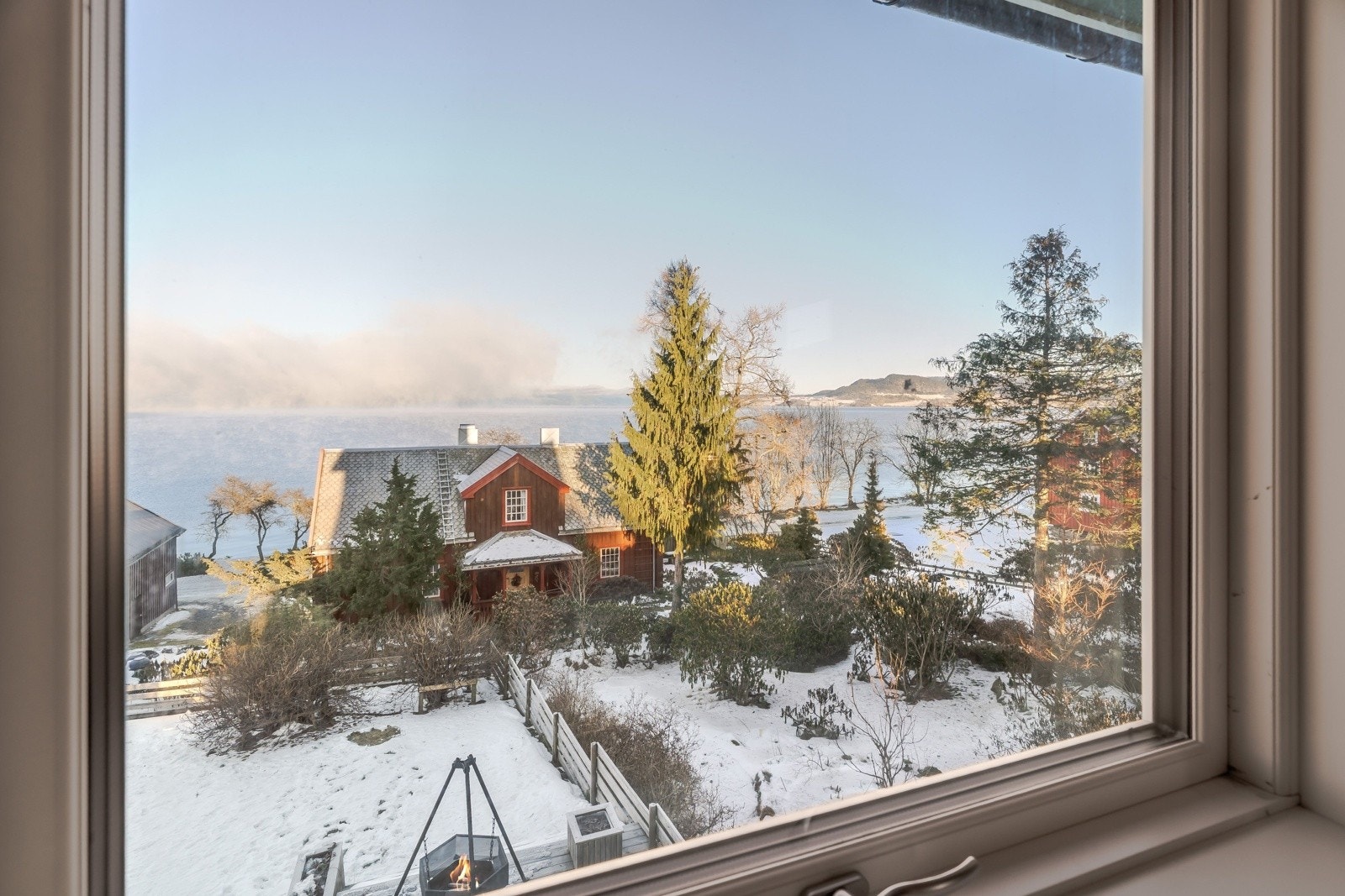 Soverommet byr på en fantastisk utsikt Galleribilde