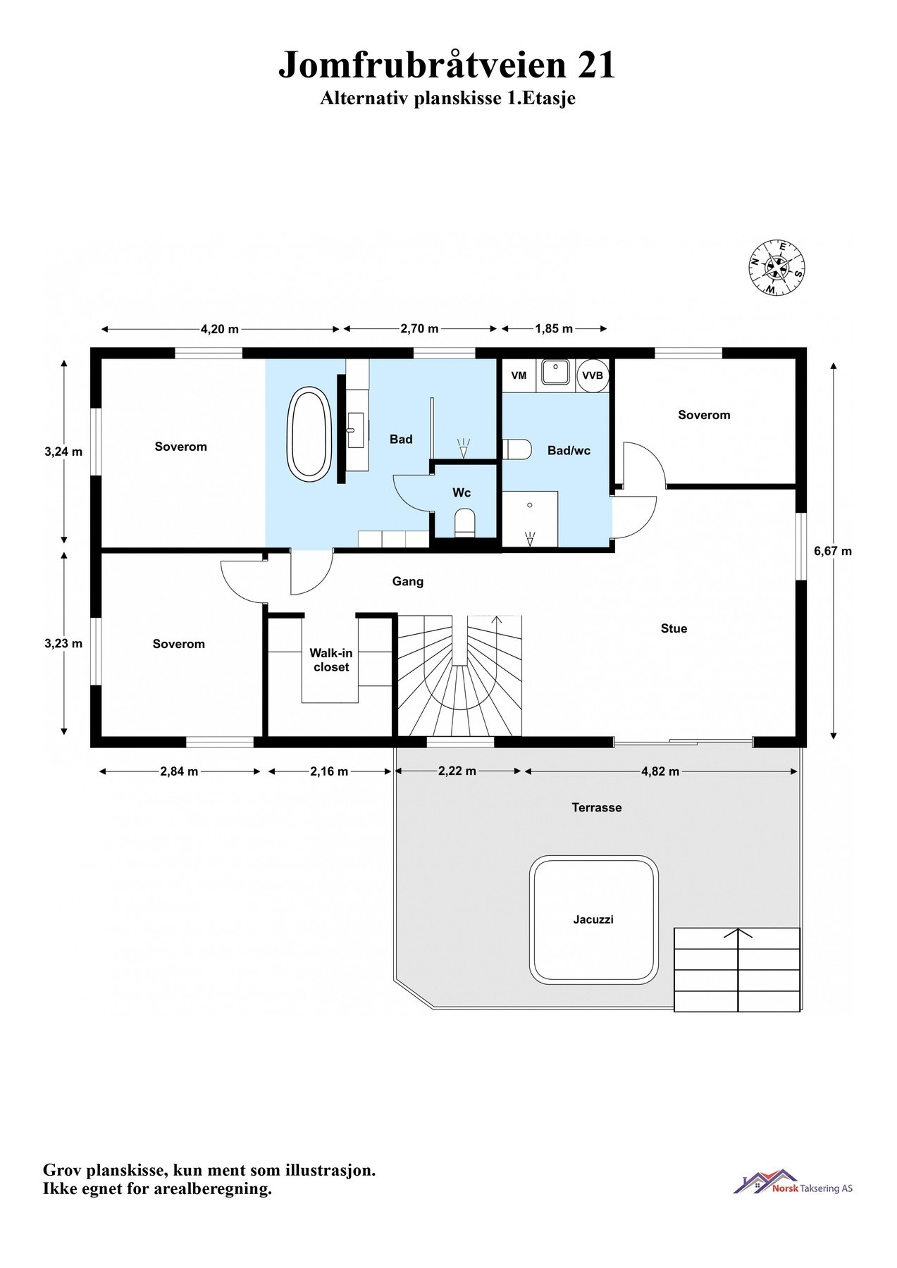 Alternativ planskisse 1. etasje Galleribilde