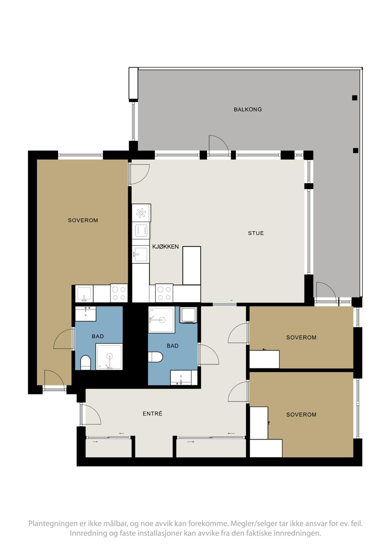 Plantegning 4 etg Galleribilde