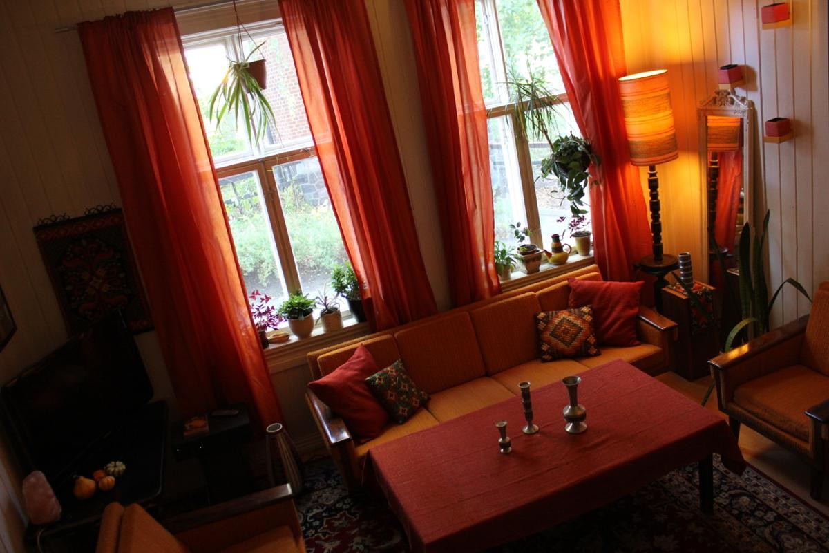 "Chillout lounge " i stuen som er 20m2 Galleribilde