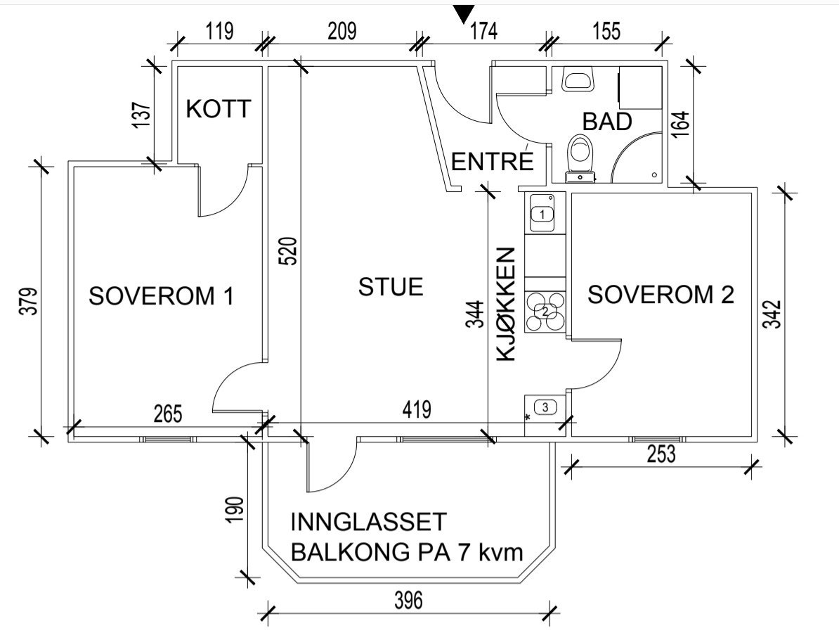 Soverom 2 leies ut Galleribilde