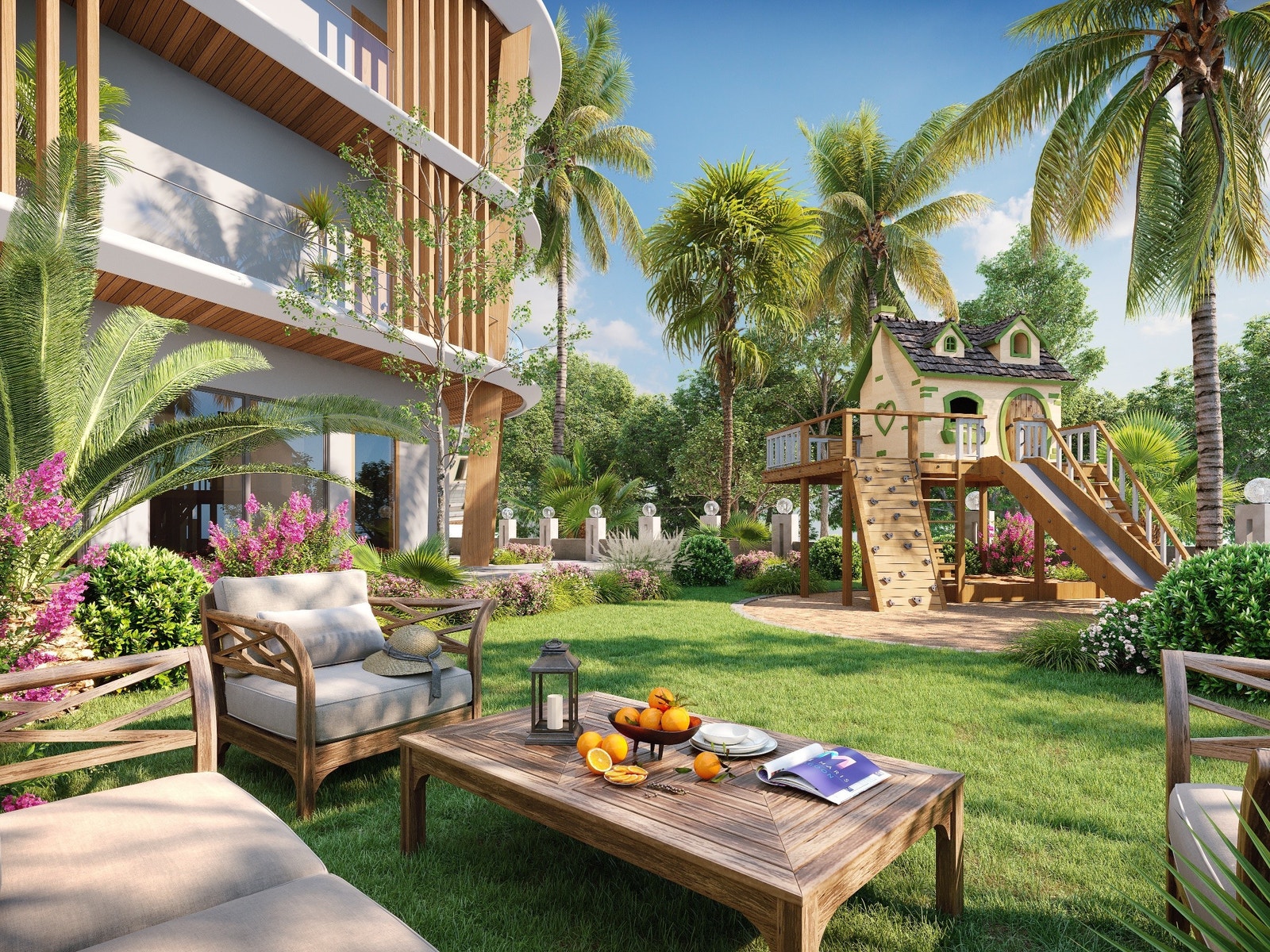 Outdoor kids playground Galleribilde