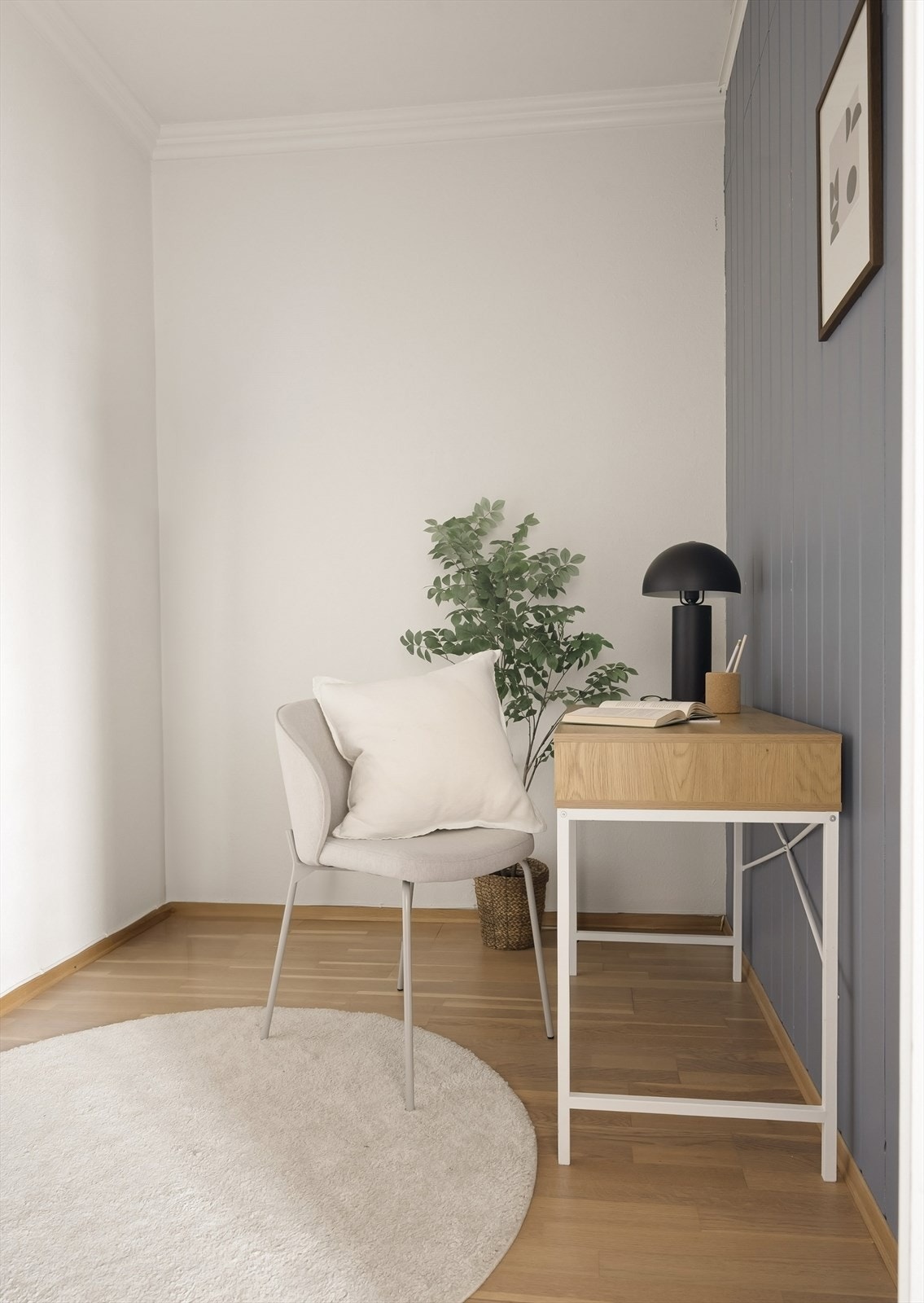 Her er det plass til skrivebord og/eller annen møblering. Galleribilde