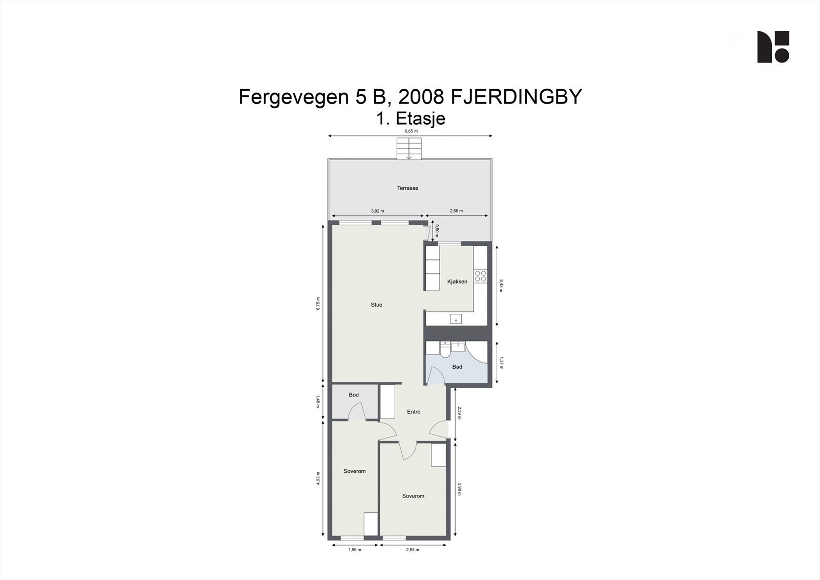 Plantegning Galleribilde