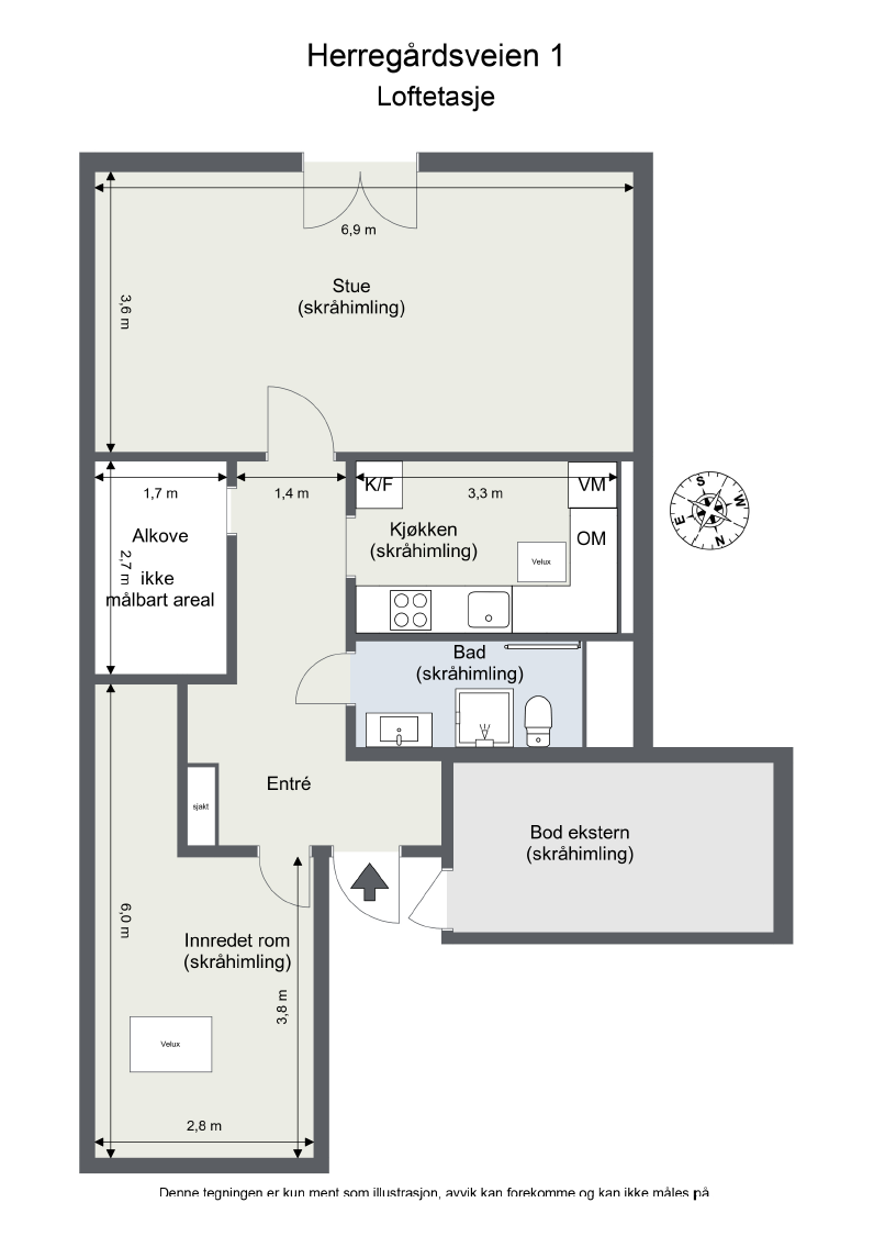 Plantegning. Galleribilde