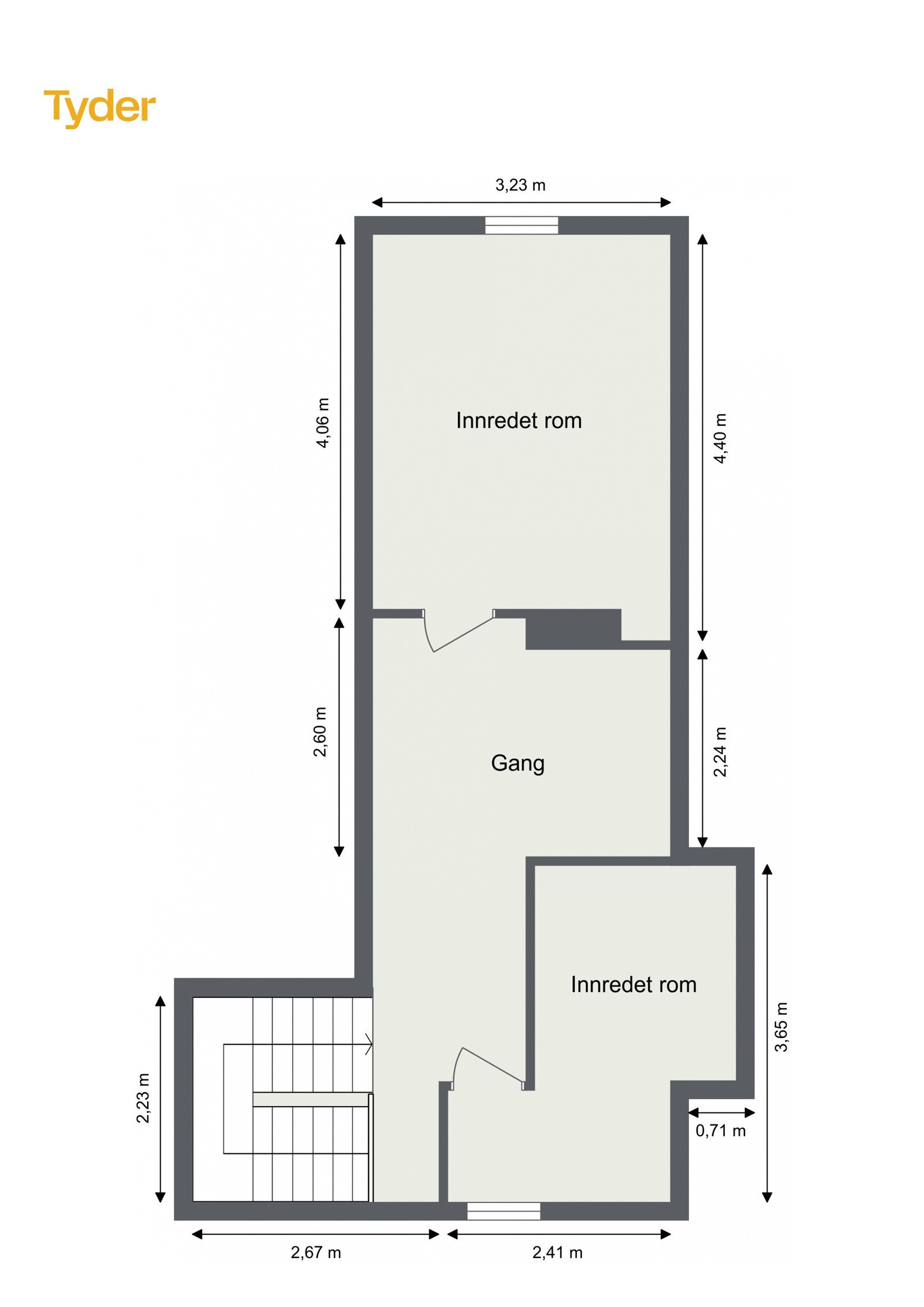 Plantegning 3.etasje. Galleribilde