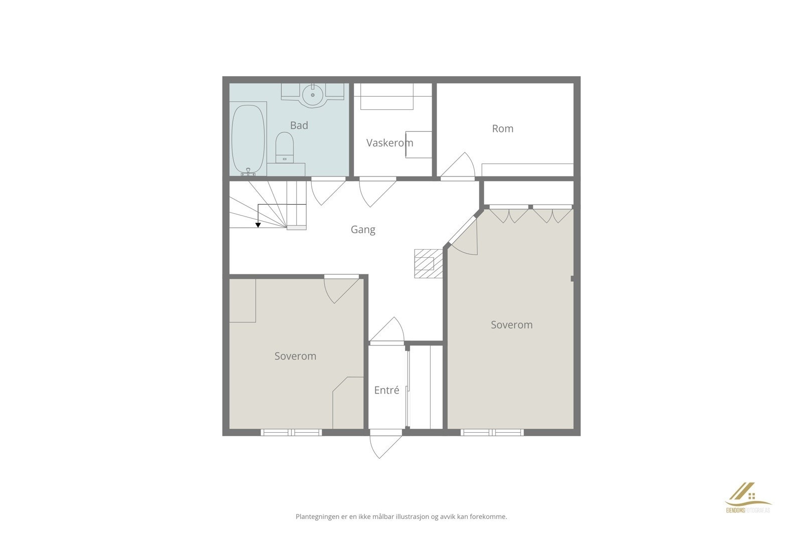 Plantegning 1.etasje. Galleribilde