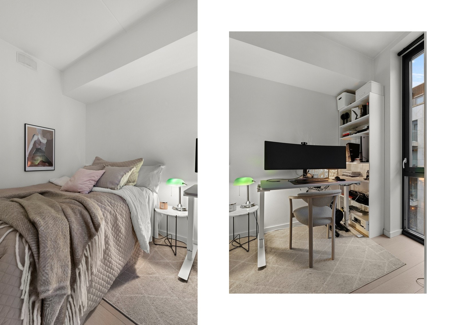 Rommet holder samme høye standard som resten av boligen og fremstår lyst, funksjonelt og innbydende. Galleribilde