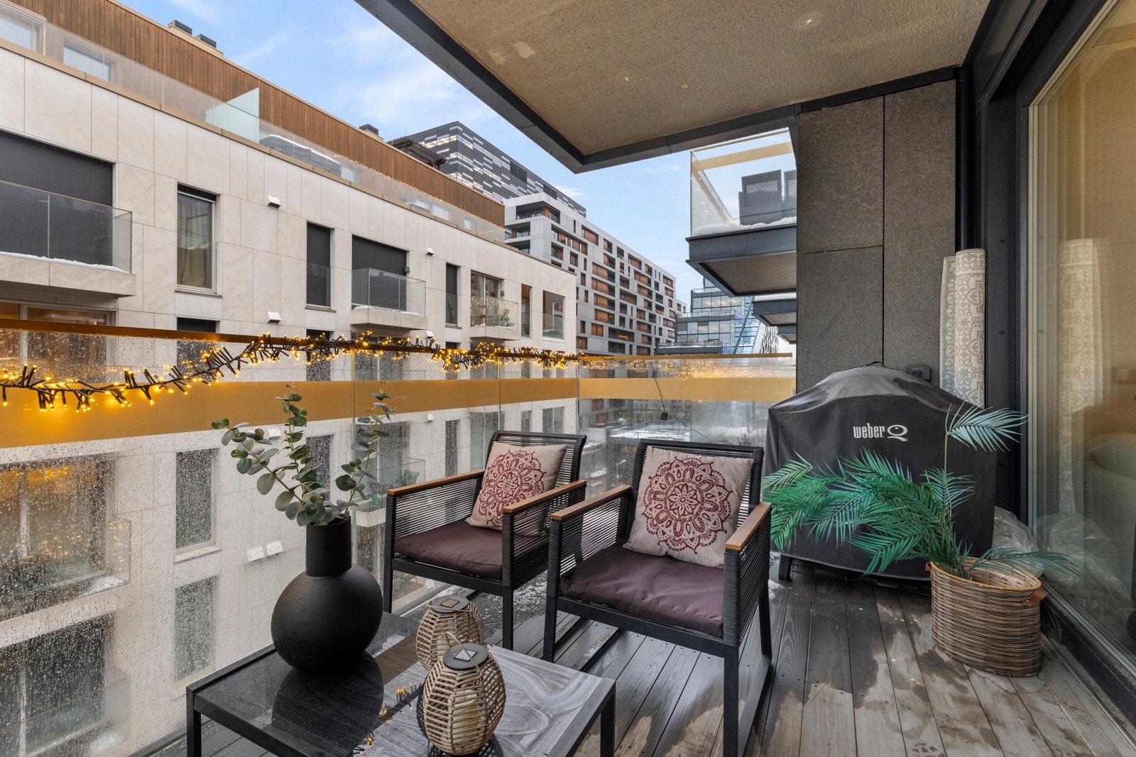 Her er det god plass til sittegruppe og beplantning. Galleribilde