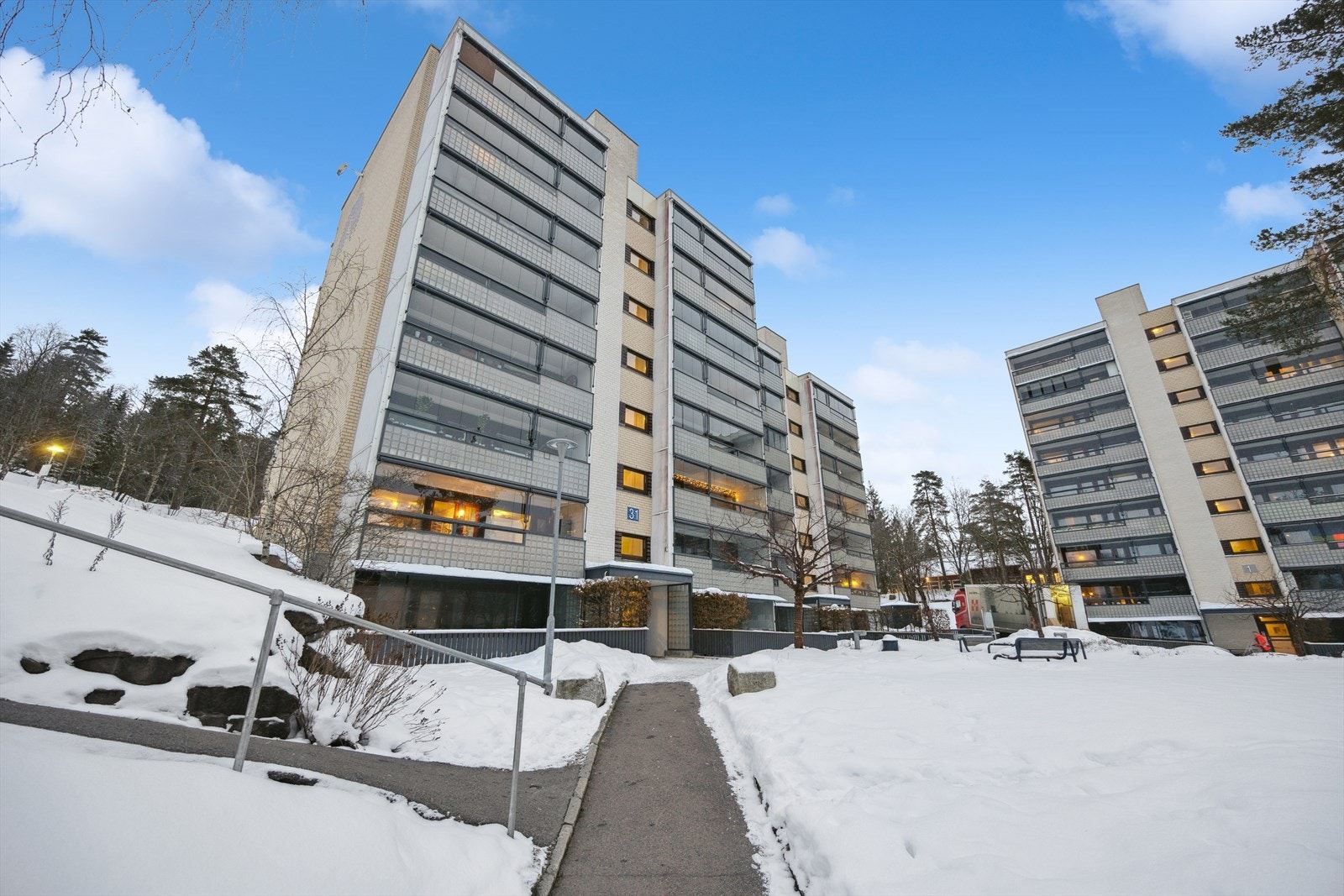 Leiligheten ligger i 2.etasje Galleribilde