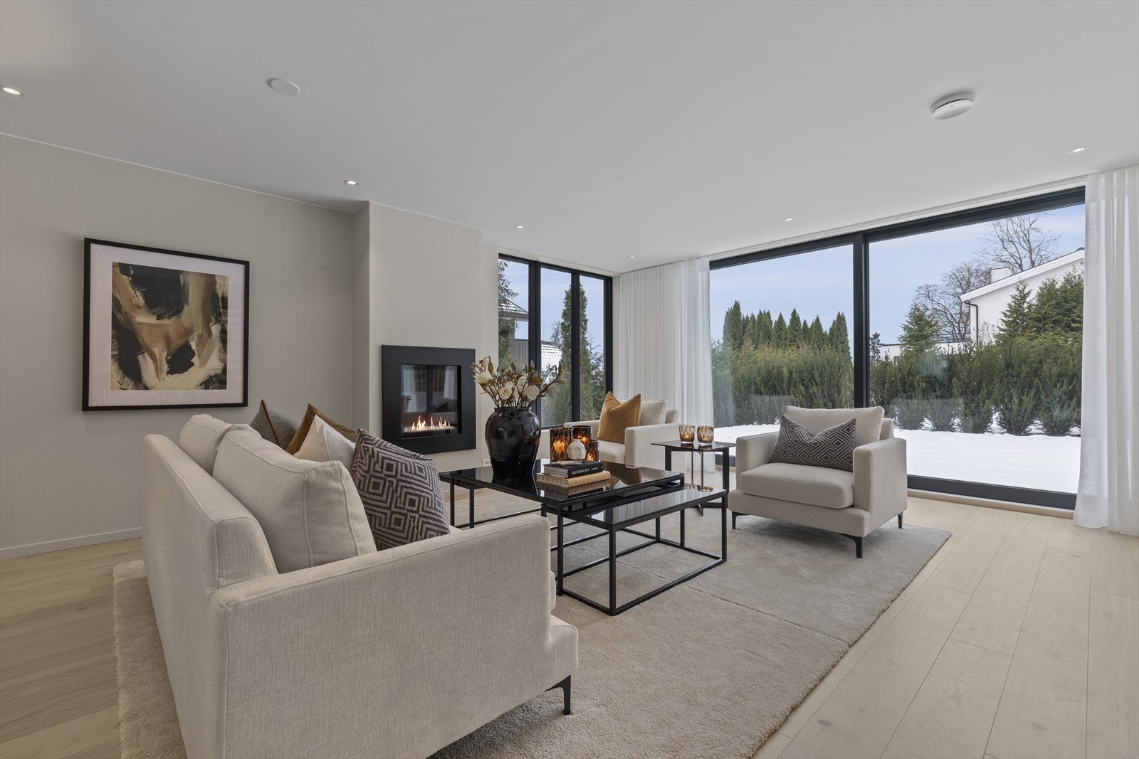 En stilfull gasspeis av typen VLS 55 skaper lun stemning og ekstra varme på kjølige dager Galleribilde