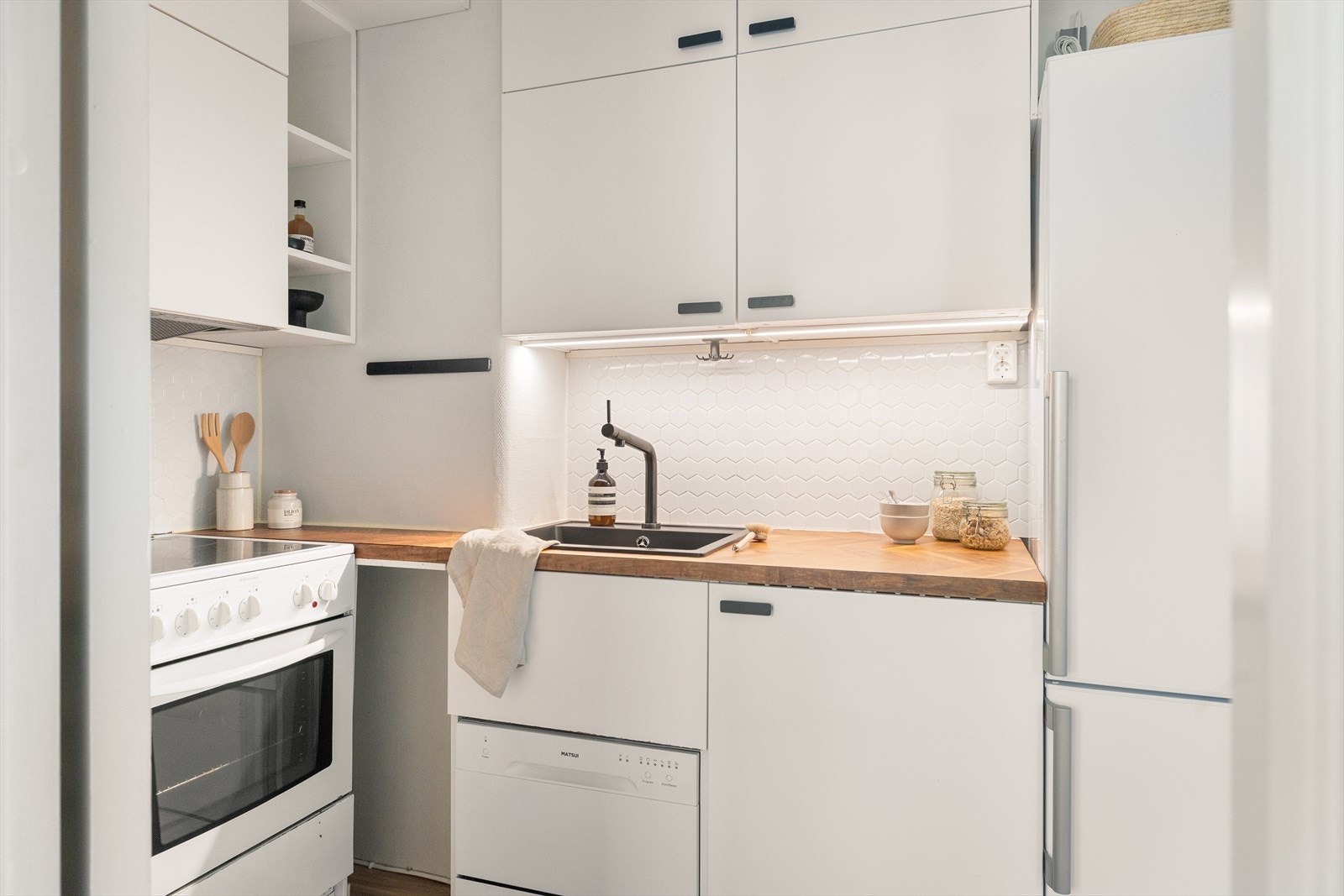 Her ligger alt til rette for å tilberede et hvert måltid. Galleribilde