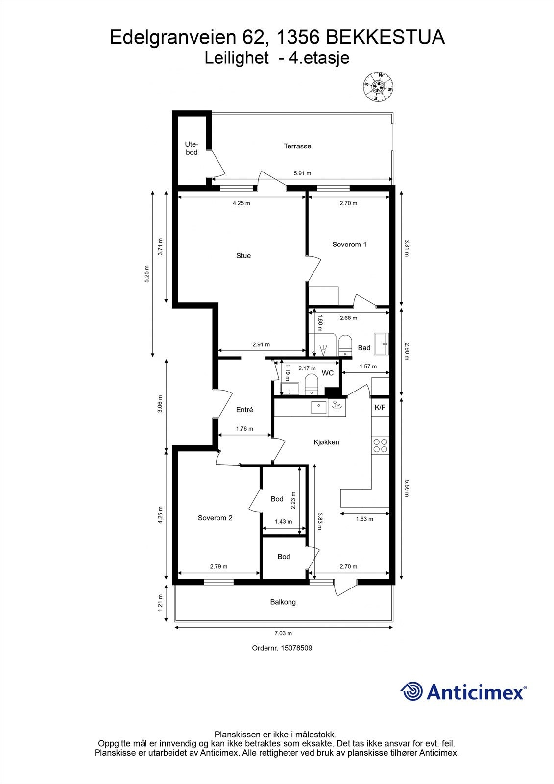 Plantegning Galleribilde