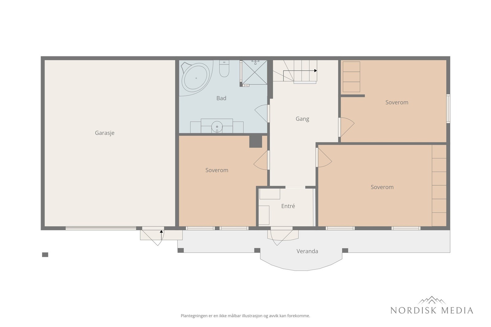 Plantegning - 1. etasje Galleribilde