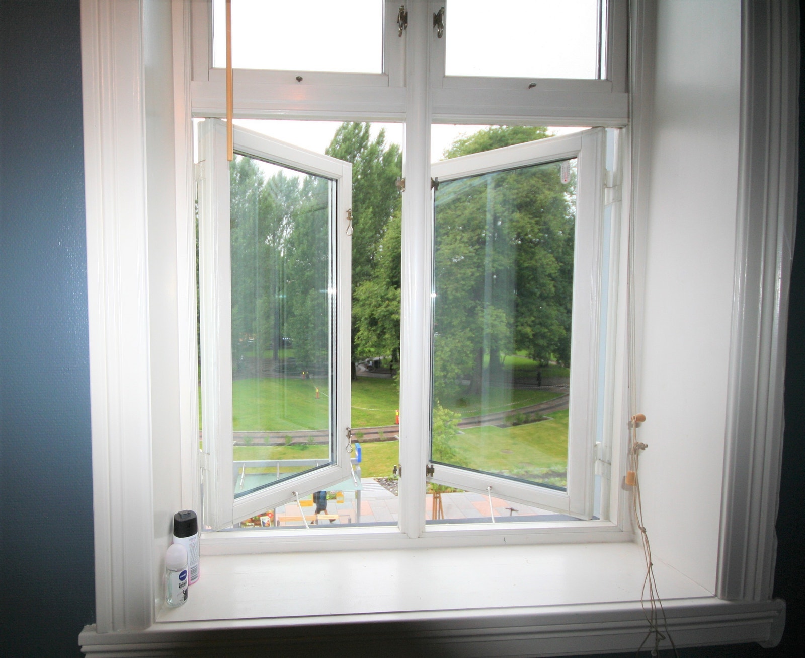 The view. Fontenen på Olaf Ryes Galleribilde