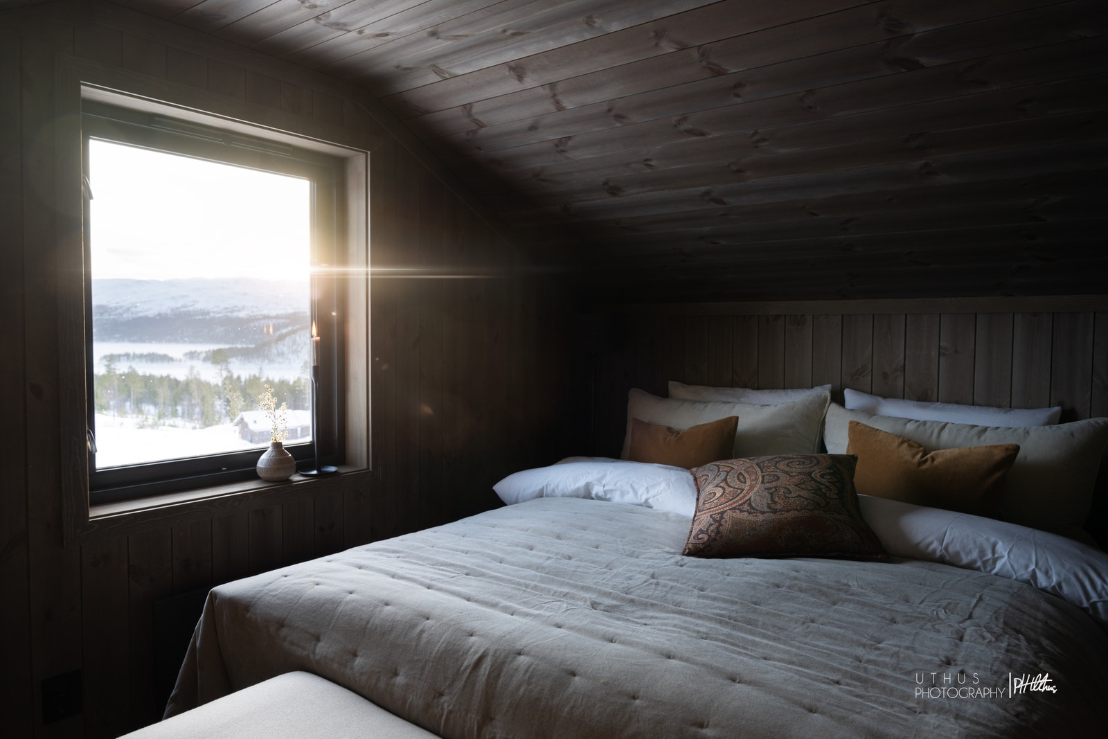 Sov 2 på hems er innredet kan innredes med dobbeltseng Galleribilde