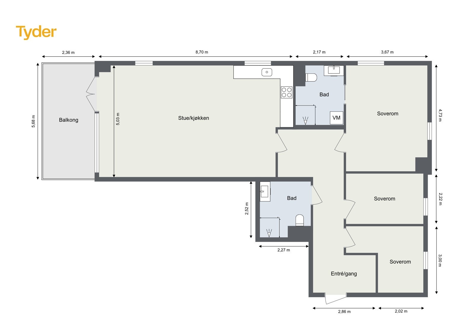 Plantegning Galleribilde