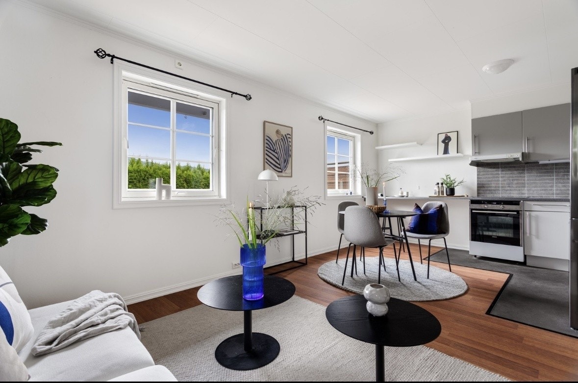 Leiligheten kommer umøblert Galleribilde