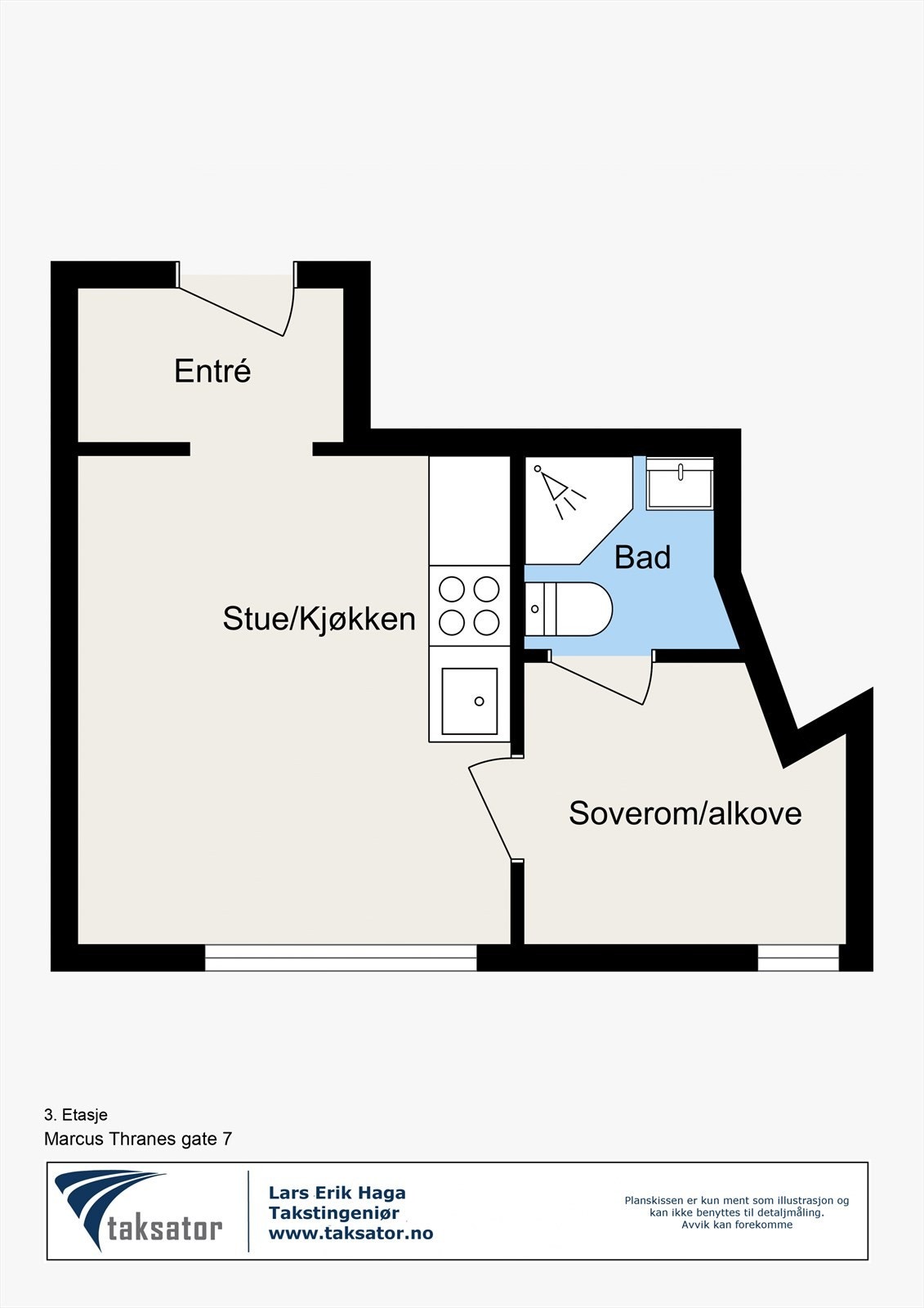 Alternativ planløsning. Kjøper er selv ansvarlig for en eventuell søknads og godkjennelses prosess Galleribilde