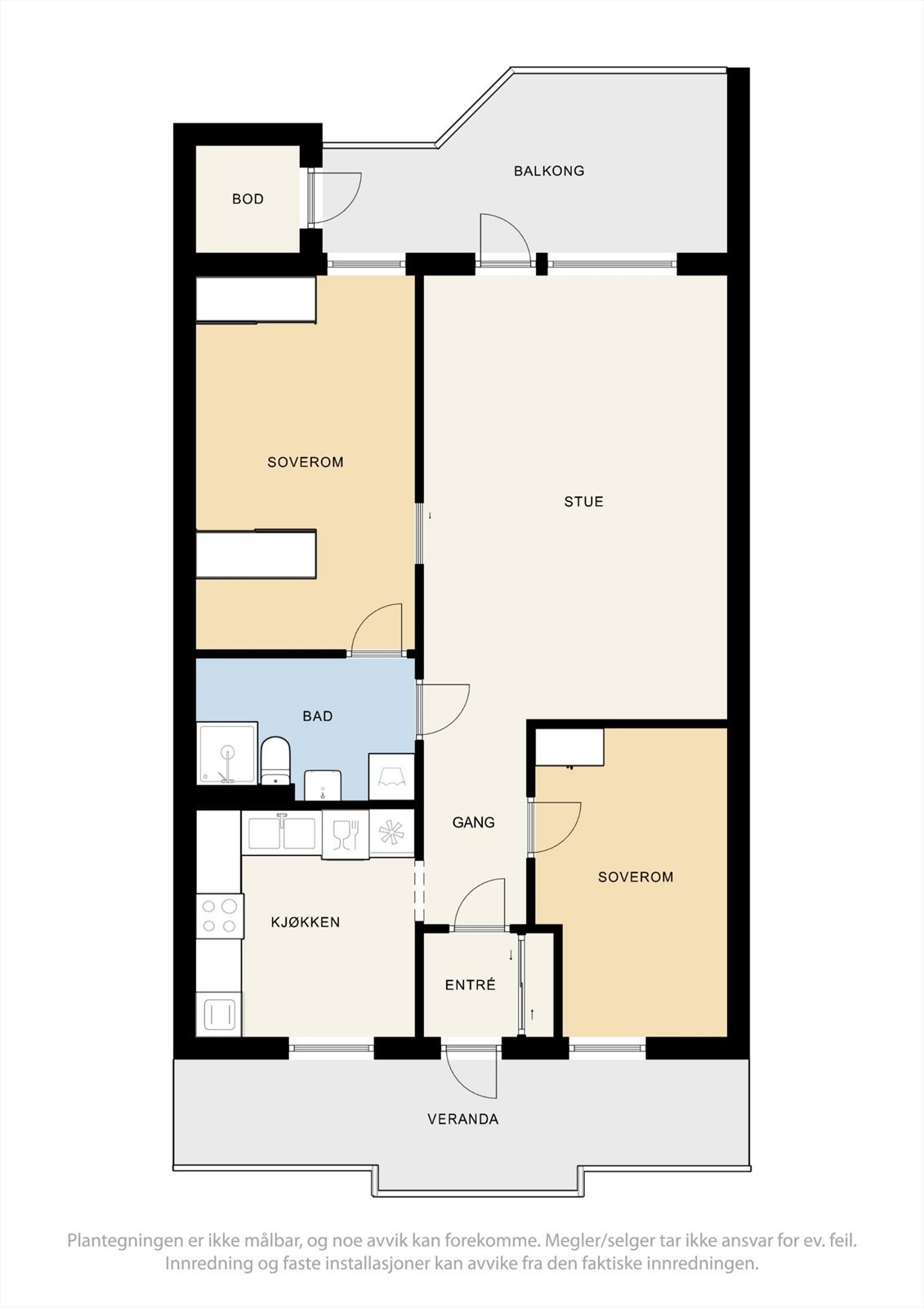 Plantegning Galleribilde