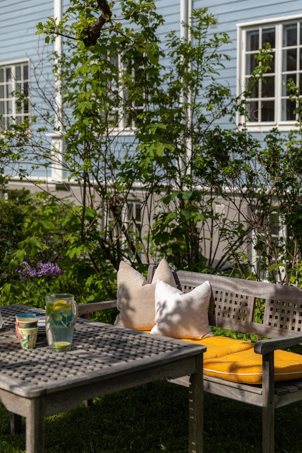 Her kan du nyte lange sommerkvelder i rolige omgivelser. Galleribilde