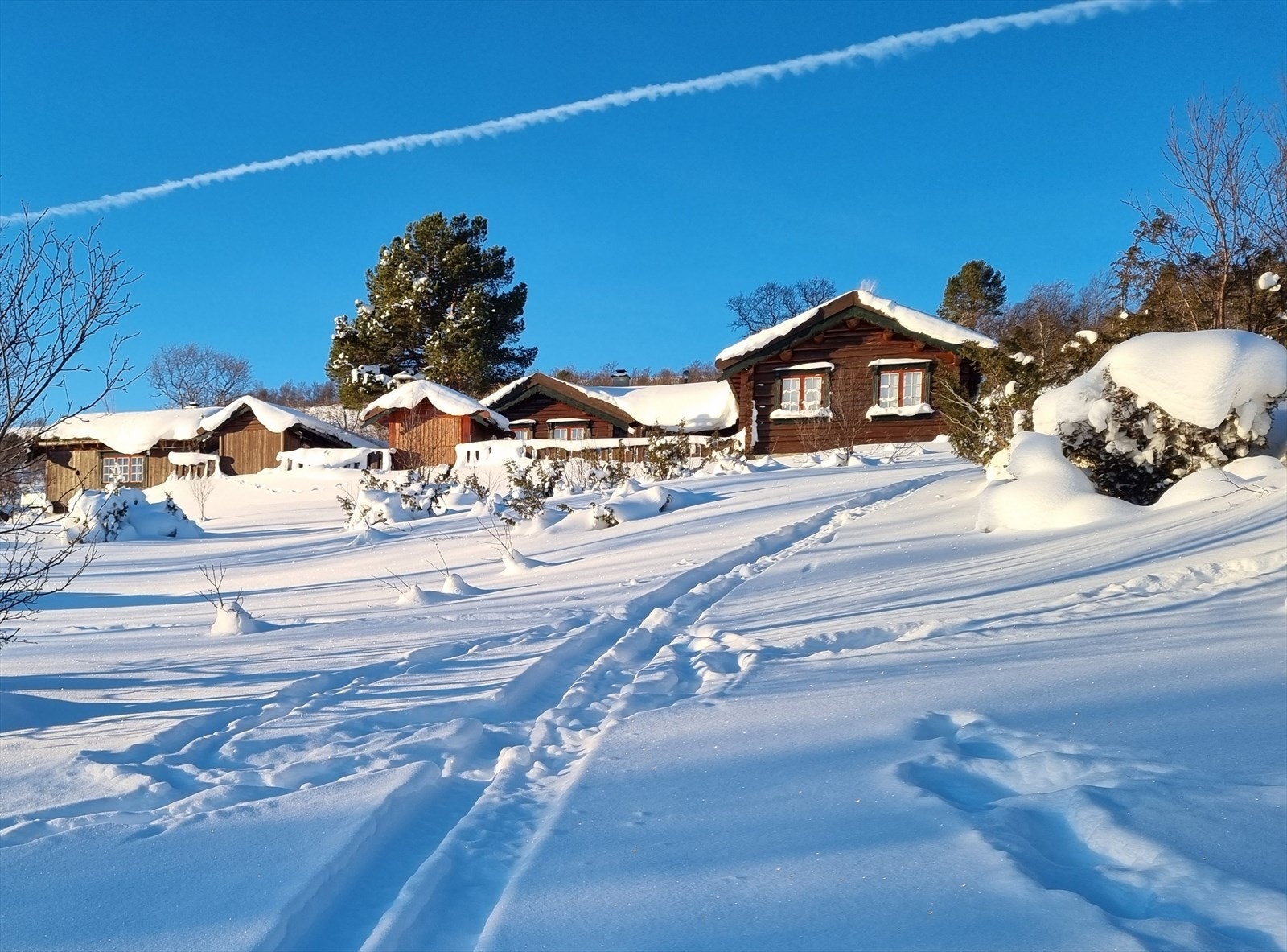 Fasade vinter Galleribilde